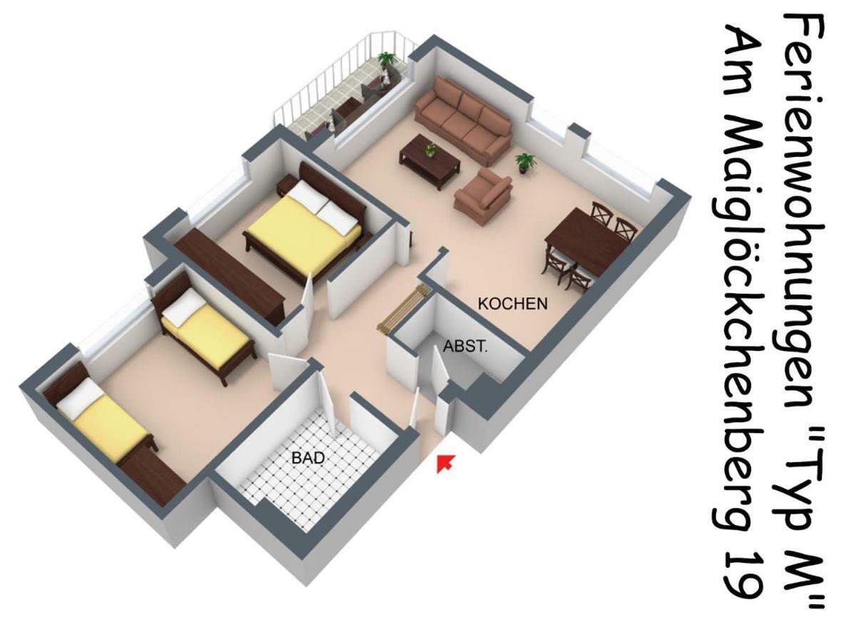 Apartament Am Maigloeckchenberg 19 Karlshagen Zewnętrze zdjęcie